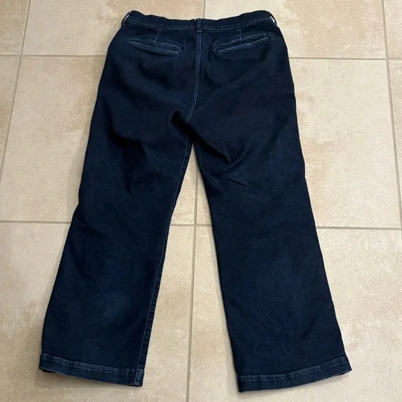 J. Crew Navy Denim Trouser Jeans - 30” Waist - Picture 4 of 5